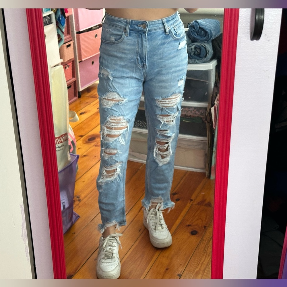 AE mom jeans